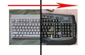 Ancien clavier transformé en Custom Gaming Keyboard