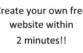 Créez votre propre site gratuitement dans les 2 minutes!! 