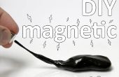 Mastic rebondissant magnétique
