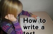 Comment écrire un test