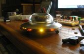U.F.O. Desktop steampunk avec LED Chasing