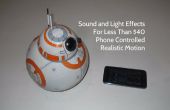 Contrôlée de bricolage Bluetooth téléphone Droid BB-8 avec Arduino UNO