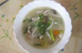 Poulet laotien et soupe aux légume