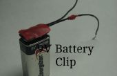 Clip 9 volts batterie
