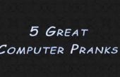 5 grand PC ordinateur farces