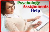 Psychologie Assignment Help