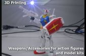 3D Printing armes/accessoires pour figurines et maquettes