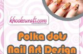 Polka Dots Nail Art Design