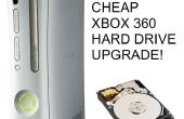 La mise à niveau du disque dur Xbox 360 pas cher ! 