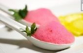 Gastronomie moléculaire - mousse fraise