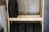 Support de pneu de Budget bricolage (ou étagères) pour votre garage