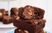 Noisettes et Nougat aux amandes Brownies au chocolat (avec un Secret)