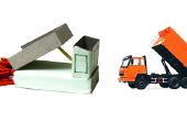 Dump Truck Toy using an ordinary matchbox