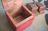 Puzzle en bois : Six blocs dans une boîte de