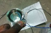 Circuit d’indicateur de niveau d’eau en papier avec transistor de papier