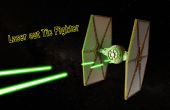 Découpé au laser modèle TIE Fighter