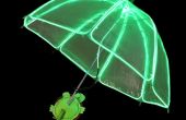 Light Up Green Umbrella étape par étape tutoriel EZ-EL fil vert enfance