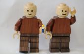 Géant en bois Lego hommes