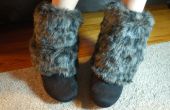 DIY Boot Toppers - Faux Fur Leg Warmers