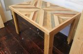 Table basse Style rustique bricolage avec du bois récupéré