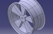 Instructions pour la conception d’une roue dans CATIA V5