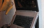 Workbench Laptop Stand de vieux volets
