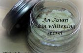 DIY riz poudre à récurer : Secret de blanchiment une peau asiatique j’ai masque éclaircissant la peau fait maison. 
