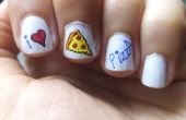 Art d’ongle de pizza