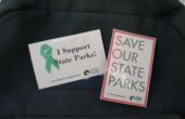 Comment faire vos propres boutons de « sauver nos parcs d’état »