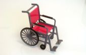 Pour fauteuil roulant modèle découpé au laser. 