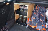 DiY Box for hiking boots in car trunk
