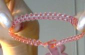 Bracelet en plastique dentelle : fermeture à glissière