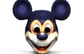 BRICOLAGE masque en papier 3D Mickey Mouse