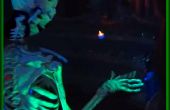 Organiste squelettique animée Halloween Prop