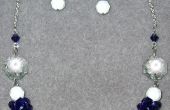 Violet collier en Perles cristal Cluster pour le bal 2K 11