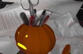 Porte-crayon 3D imprimable Jack-o ' Lantern, Blender