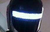 DAFT PUNK TRON (GUY-MANUEL) HELMET, WITH SUIT AND GLOVES