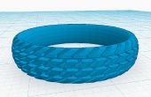 3D Print « Roue pneu Tread Style » anneau (taille S)