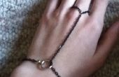 Simple chaîne bague Bracelet (Bracelet esclave)