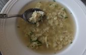 Soupe stracciatella (soupe d’oeuf italien)