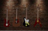Guitares pour le trousseau ou mur