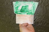 Yoda origami avec du papier scrap