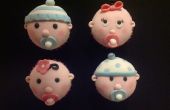 "Sweet joues' - Baby face à mini cupcakes à l’aide de guimauve Fondant. 