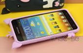 Cute Cartoon 3D cochon Silicone Case pour Samsung Galaxy Note i9220