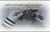 Comment crocheter une mini-version du symbole Batman