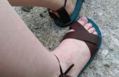 En cuir sandale DIY