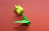 Tulipe de papier origami
