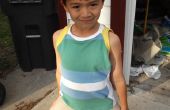 Couture de couleur de bloqué : Upcycled Kids Shirt