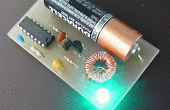 10 clignotant LED an + carte de circuit imprimé