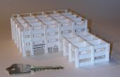 Le bâtiment de Miniature Pop carte Kirigami Origamic Architecture pliable